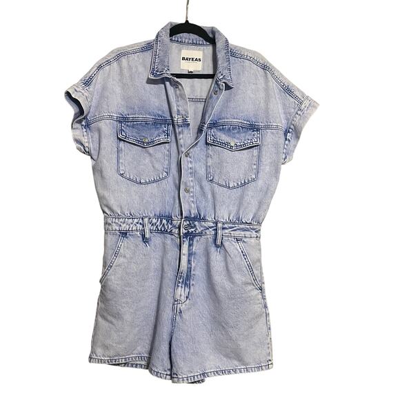 Bayeas Nora Denim Romper - Picture 4 of 12